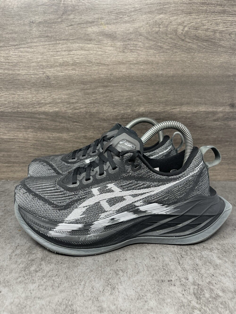 ASICS Superblast 2 Size 5 Kids / 6.5 Womens Black White Running Shoes 1013A160